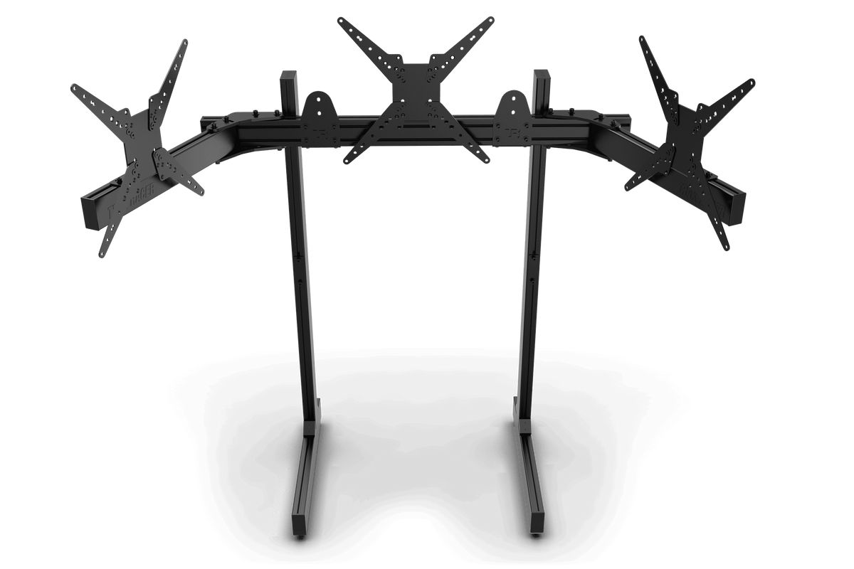 Freestanding Triple (3) Monitor Stand – Up to 45