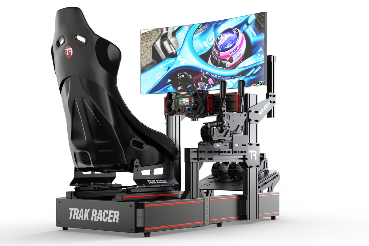Entry-Level Cockpit-Mounted Single Monitor Stand – Trak Racer CA