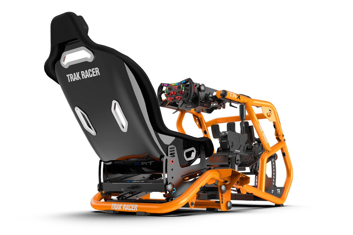 TRAK RACER TRX シミュレーションレーシングシート TRX V2 Racing Simulator - SUNSET ORANGE – Trak Racer CA