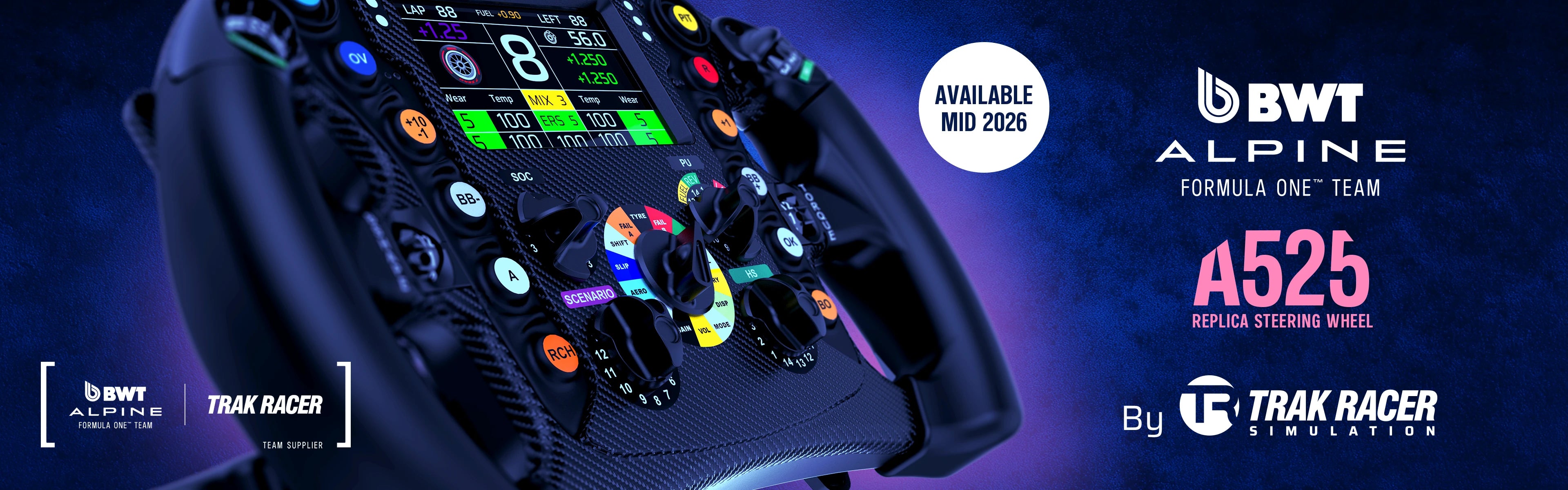 BWT Alpine Formula One™ Team A525 REPLICA Sim Racing Steering