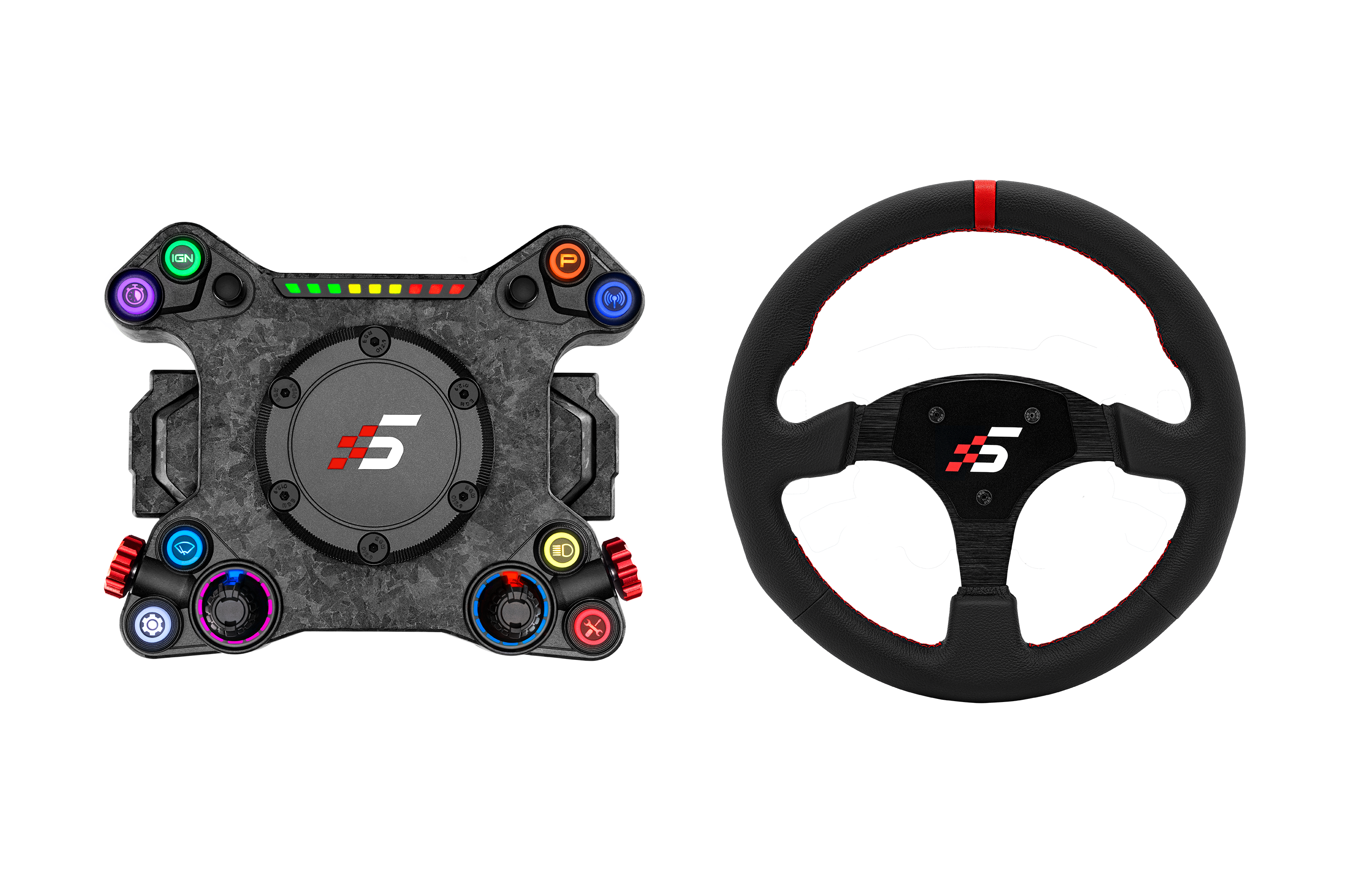 その他 SIMAREA HUB + STEERING WHEEL Simagic NEO X Hub with Leather Steering Wheel – Trak Racer CA