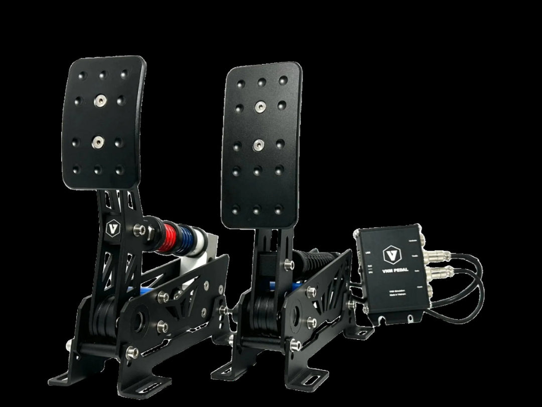 VNM Lite Pedals Set – Professional Load Cell Sim Racing Pedal System – Trak Racer CA