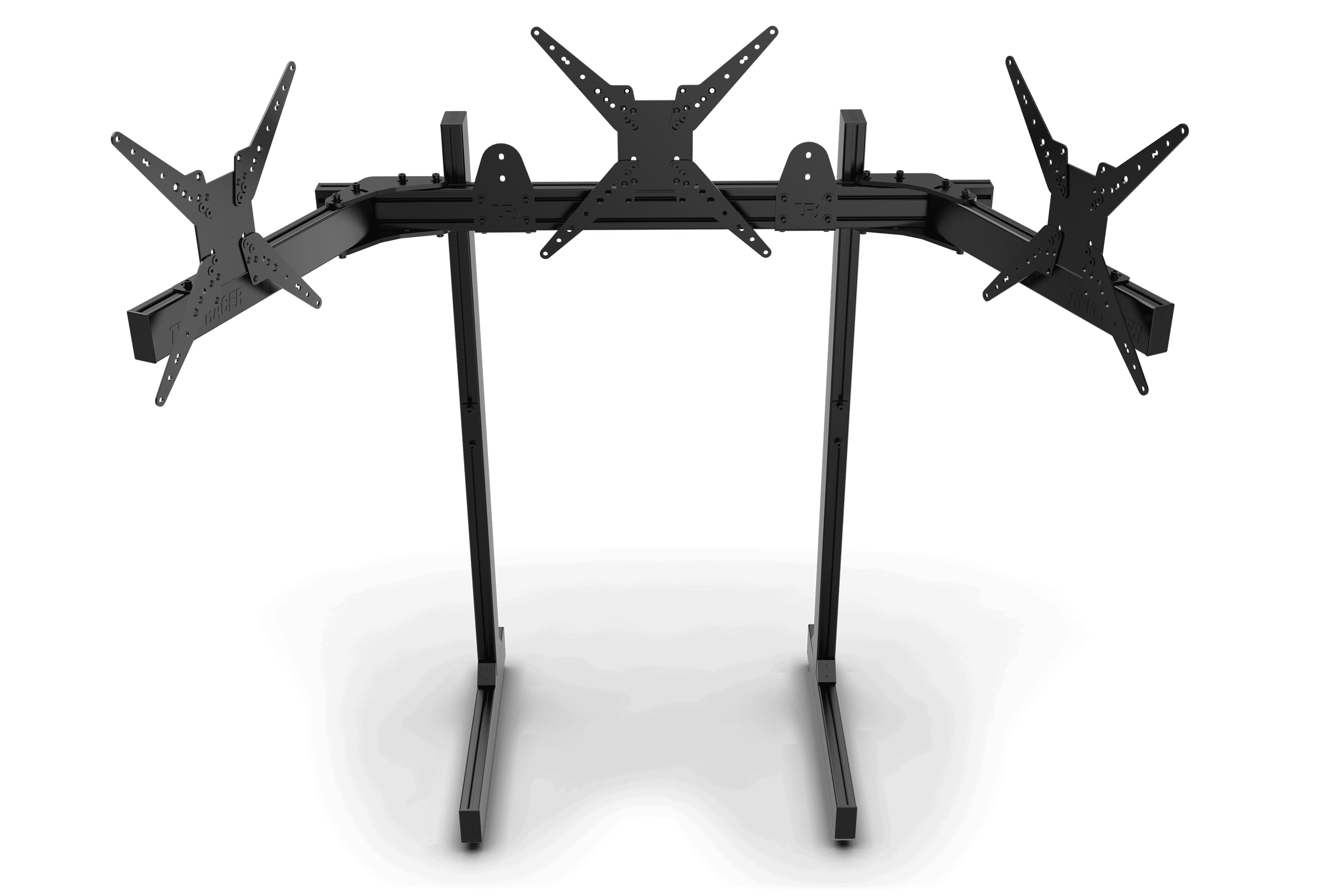 Freestanding Triple Monitor Stand - Supports up to 45