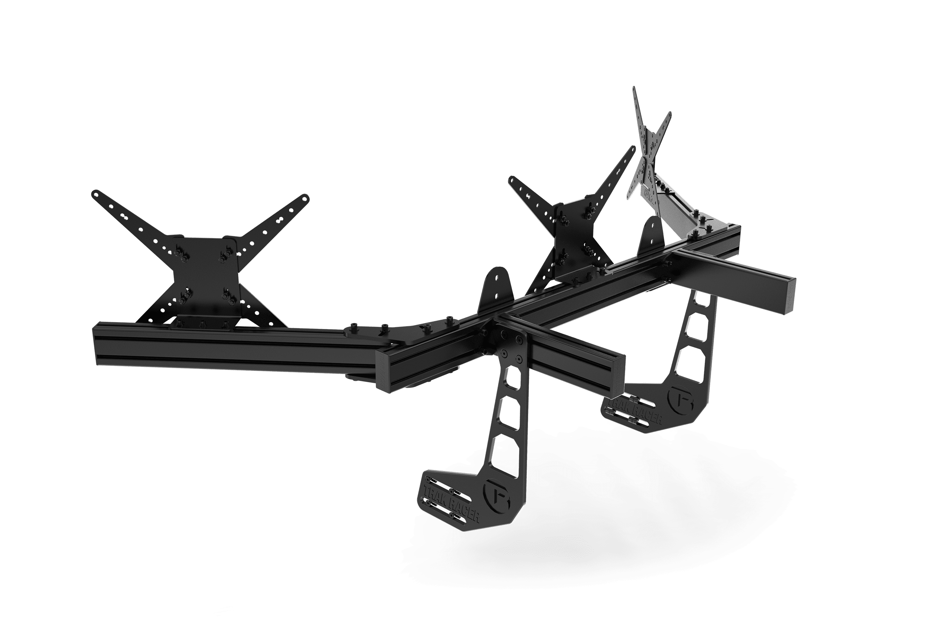 Cockpit-Mounted Triple Monitor Mount - Supports up to 45