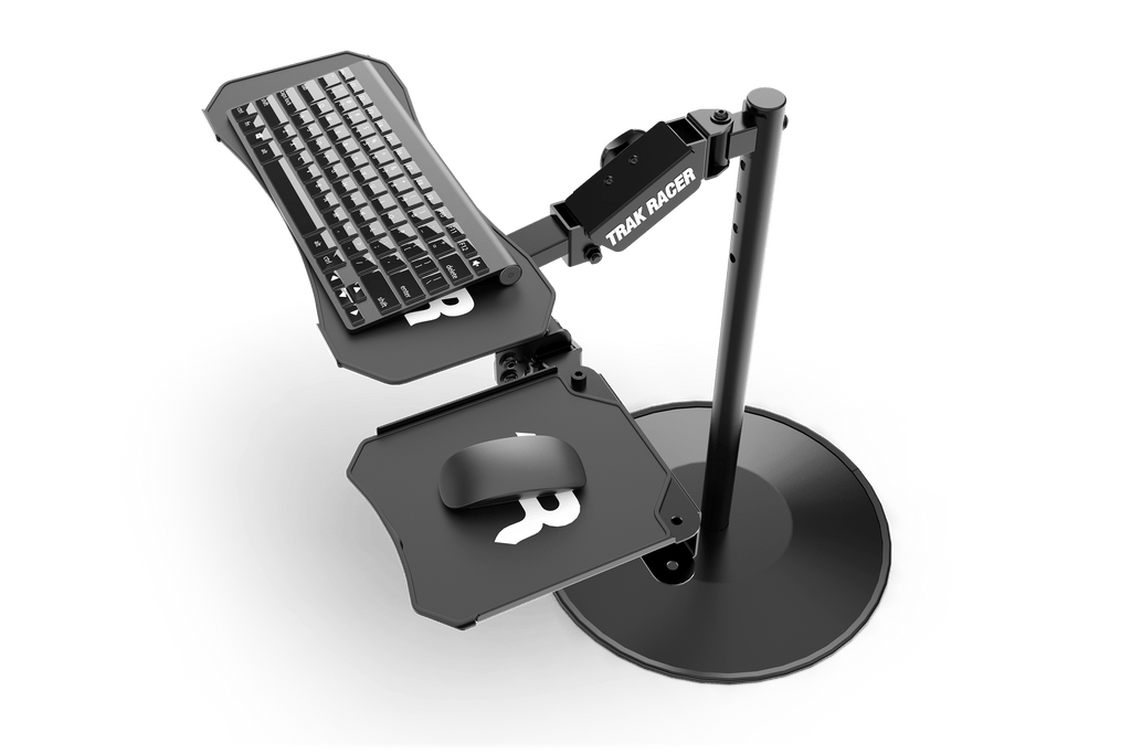 Adjustable Free-Standing Keyboard and Mouse Tray – Trak Racer CA