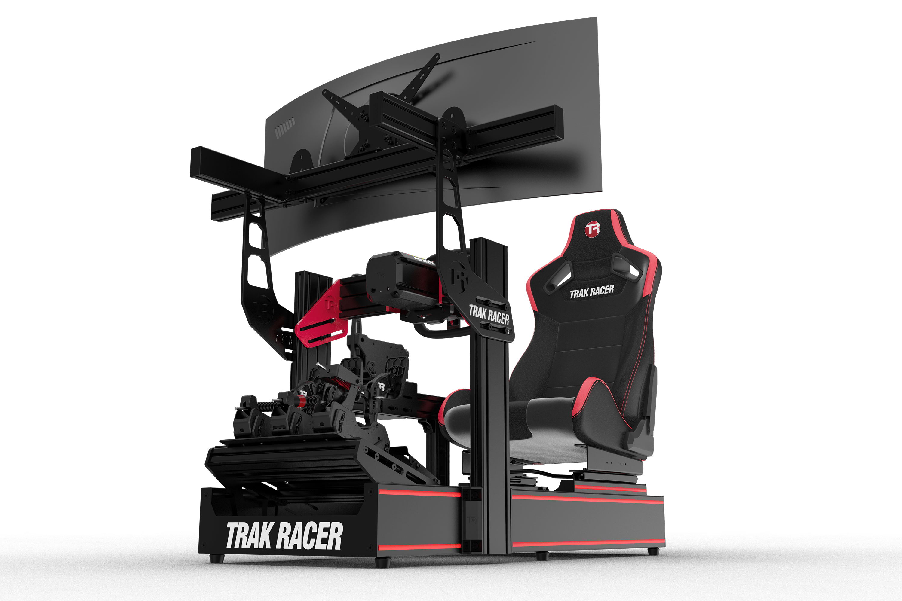 TR160 V5 Racing Simulator with Seat Slider Kit – Trak Racer CA