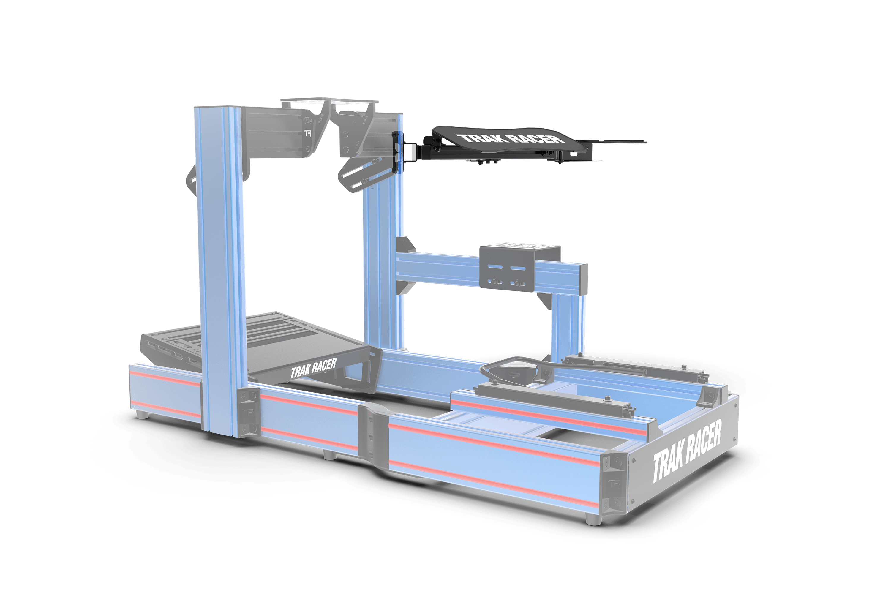 Adjustable Keyboard Mouse Tray V2 for Aluminium Cockpits – Trak