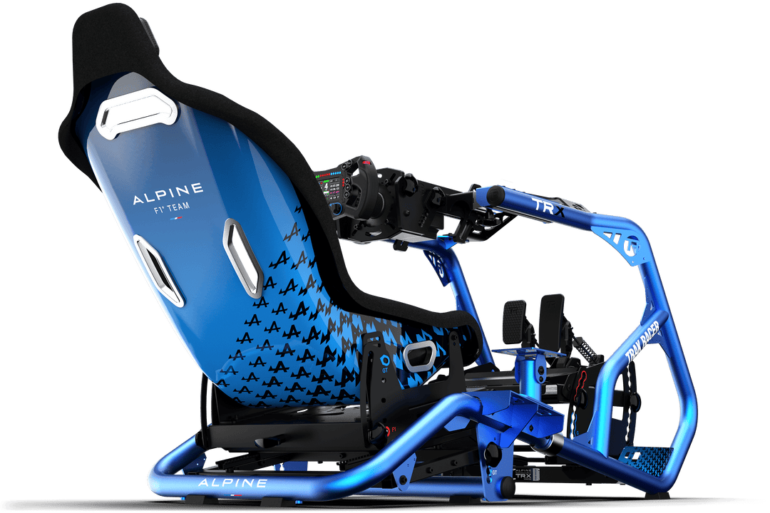 TRAK RACER TRX シミュレーションレーシングシート Alpine Racing TRX Blue – Trak Racer - CA