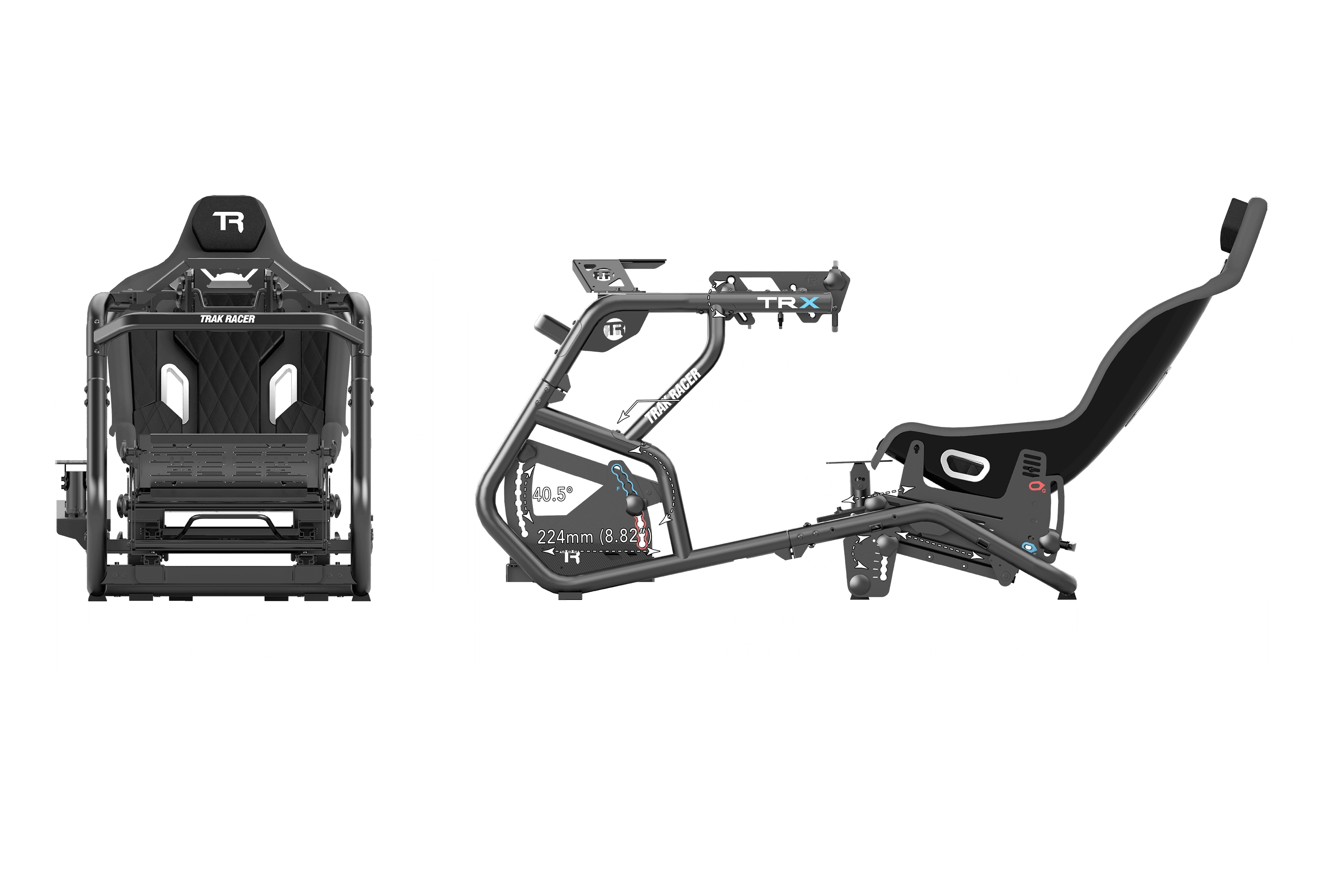 TRX V2 Racing Simulator - Black – Trak Racer CA
