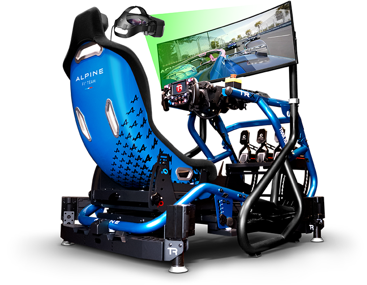 ALPINE TRX + MOTION + PC + VR + PEDALS + WHEEL + MONITOR + SEAT + SHAKER